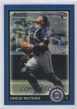 2010 Bowman Draft Picks & Prospects - Chrome - Blue Refractor #BDP89 - Drew Butera /199