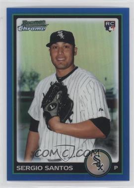 2010 Bowman Draft Picks & Prospects - Chrome - Blue Refractor #BDP94 - Sergio Santos /199