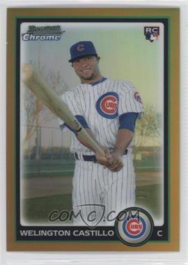 2010 Bowman Draft Picks & Prospects - Chrome - Gold Refractor #BDP36 - Welington Castillo /50