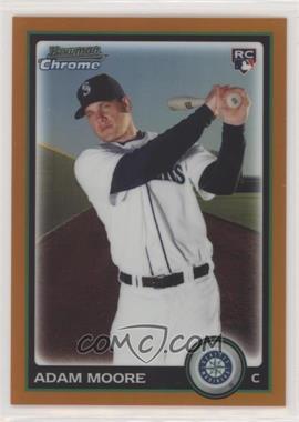 2010 Bowman Draft Picks & Prospects - Chrome - Orange Refractor #BDP77 - Adam Moore /25 [EX to NM]