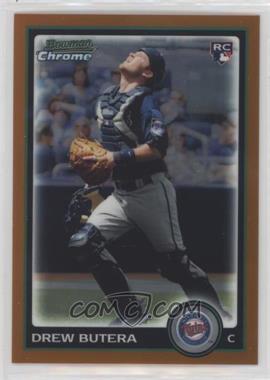 2010 Bowman Draft Picks & Prospects - Chrome - Orange Refractor #BDP89 - Drew Butera /25