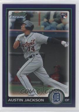 2010 Bowman Draft Picks & Prospects - Chrome - Purple Refractor #BDP10 - Austin Jackson