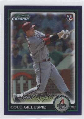 2010 Bowman Draft Picks & Prospects - Chrome - Purple Refractor #BDP101 - Cole Gillespie