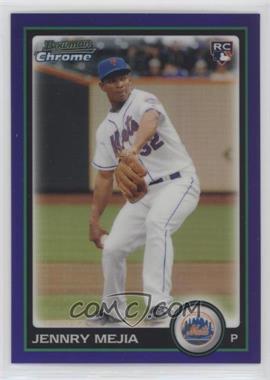 2010 Bowman Draft Picks & Prospects - Chrome - Purple Refractor #BDP96 - Jenrry Mejia