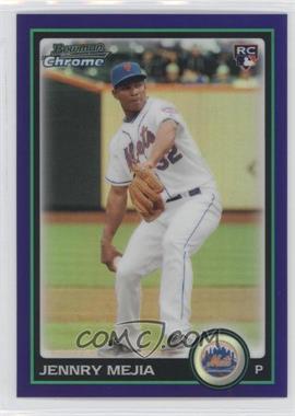 2010 Bowman Draft Picks & Prospects - Chrome - Purple Refractor #BDP96 - Jenrry Mejia