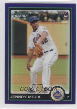 2010 Bowman Draft Picks & Prospects - Chrome - Purple Refractor #BDP96 - Jenrry Mejia