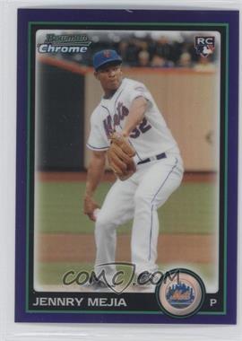 2010 Bowman Draft Picks & Prospects - Chrome - Purple Refractor #BDP96 - Jenrry Mejia