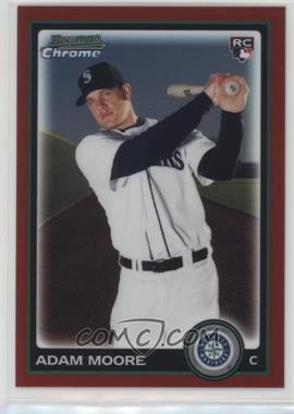 2010 Bowman Draft Picks & Prospects - Chrome - Red Refractor #BDP77 - Adam Moore /5