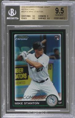 2010 Bowman Draft Picks & Prospects - Chrome - Refractor #BDP30 - Giancarlo Stanton (Called Mike on Card) [BGS 9.5 GEM MINT]