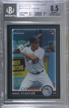 2010 Bowman Draft Picks & Prospects - Chrome - Refractor #BDP30 - Giancarlo Stanton (Called Mike on Card) [BGS 8.5 NM‑MT+]