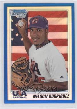 2010 Bowman Draft Picks & Prospects - Chrome Draft Picks - Blue Refractor #BDPP107 - Nelson Rodriguez /199