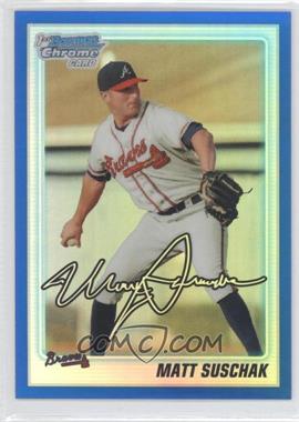 2010 Bowman Draft Picks & Prospects - Chrome Draft Picks - Blue Refractor #BDPP49 - Matt Suschak /199