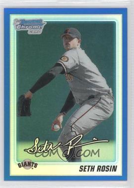 2010 Bowman Draft Picks & Prospects - Chrome Draft Picks - Blue Refractor #BDPP55 - Seth Rosin /199