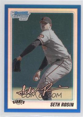 2010 Bowman Draft Picks & Prospects - Chrome Draft Picks - Blue Refractor #BDPP55 - Seth Rosin /199