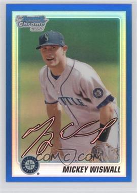 2010 Bowman Draft Picks & Prospects - Chrome Draft Picks - Blue Refractor #BDPP56 - Mickey Wiswall /199