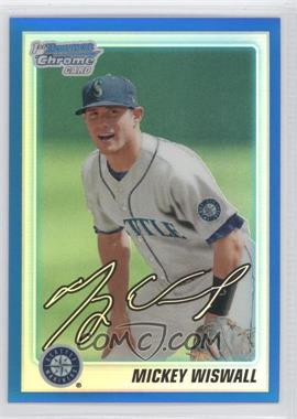 2010 Bowman Draft Picks & Prospects - Chrome Draft Picks - Blue Refractor #BDPP56 - Mickey Wiswall /199