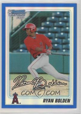 2010 Bowman Draft Picks & Prospects - Chrome Draft Picks - Blue Refractor #BDPP85 - Ryan Bolden /199