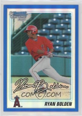 2010 Bowman Draft Picks & Prospects - Chrome Draft Picks - Blue Refractor #BDPP85 - Ryan Bolden /199