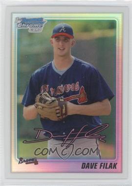 2010 Bowman Draft Picks & Prospects - Chrome Draft Picks - Refractor #BDPP38 - Dave Filak