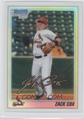 2010 Bowman Draft Picks & Prospects - Chrome Draft Picks - Refractor #BDPP62 - Zack Cox