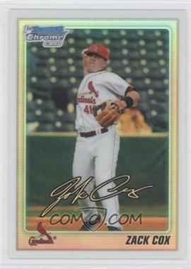 2010 Bowman Draft Picks & Prospects - Chrome Draft Picks - Refractor #BDPP62 - Zack Cox