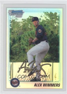 2010 Bowman Draft Picks & Prospects - Chrome Draft Picks - Refractor #BDPP88 - Alex Wimmers