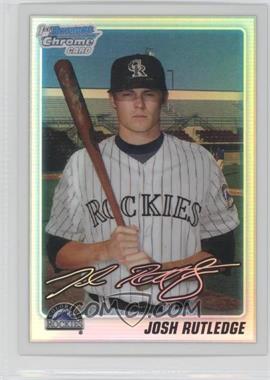 2010 Bowman Draft Picks & Prospects - Chrome Draft Picks - Refractor #BDPP9 - Josh Rutledge