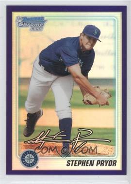 2010 Bowman Draft Picks & Prospects - Chrome Draft Picks - Retail Purple Refractor #BDPP18 - Stephen Pryor