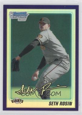 2010 Bowman Draft Picks & Prospects - Chrome Draft Picks - Retail Purple Refractor #BDPP55 - Seth Rosin