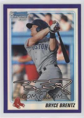 2010 Bowman Draft Picks & Prospects - Chrome Draft Picks - Retail Purple Refractor #BDPP63 - Bryce Brentz