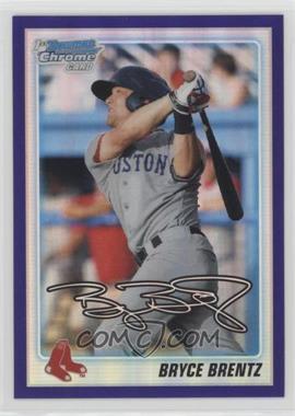 2010 Bowman Draft Picks & Prospects - Chrome Draft Picks - Retail Purple Refractor #BDPP63 - Bryce Brentz