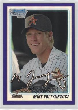 2010 Bowman Draft Picks & Prospects - Chrome Draft Picks - Retail Purple Refractor #BDPP71 - Mike Foltynewicz