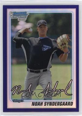 2010 Bowman Draft Picks & Prospects - Chrome Draft Picks - Retail Purple Refractor #BDPP75 - Noah Syndergaard