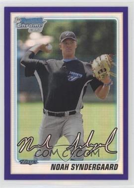 2010 Bowman Draft Picks & Prospects - Chrome Draft Picks - Retail Purple Refractor #BDPP75 - Noah Syndergaard