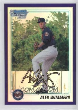 2010 Bowman Draft Picks & Prospects - Chrome Draft Picks - Retail Purple Refractor #BDPP88 - Alex Wimmers