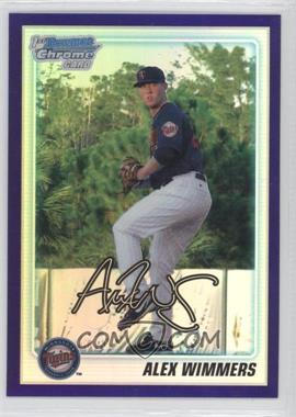 2010 Bowman Draft Picks & Prospects - Chrome Draft Picks - Retail Purple Refractor #BDPP88 - Alex Wimmers