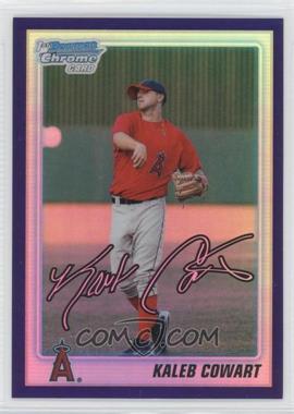 2010 Bowman Draft Picks & Prospects - Chrome Draft Picks - Retail Purple Refractor #BDPP89 - Kaleb Cowart