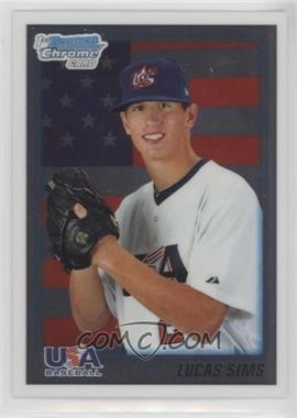 2010 Bowman Draft Picks & Prospects - Chrome Draft Picks #BDPP109 - Lucas Sims