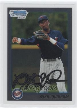 2010 Bowman Draft Picks & Prospects - Chrome Draft Picks #BDPP33 - Niko Goodrum