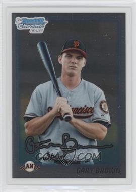 2010 Bowman Draft Picks & Prospects - Chrome Draft Picks #BDPP70 - Gary Brown