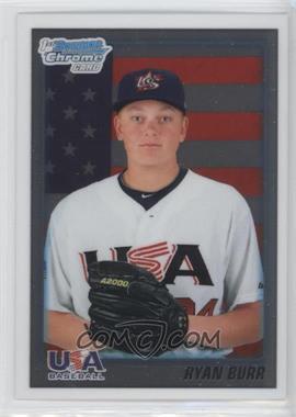 2010 Bowman Draft Picks & Prospects - Chrome Draft Picks #BDPP96 - Ryan Burr