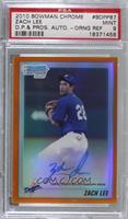 Zach Lee [PSA 9 MINT] #/25