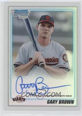 2010 Bowman Draft Picks & Prospects - Chrome Prospects Autographs - Refractor #BDPP70 - Gary Brown /500