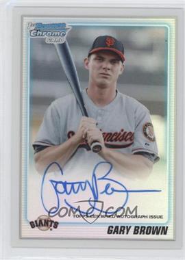 2010 Bowman Draft Picks & Prospects - Chrome Prospects Autographs - Refractor #BDPP70 - Gary Brown /500