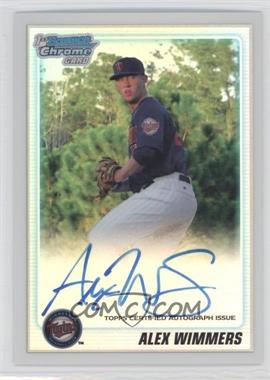 2010 Bowman Draft Picks & Prospects - Chrome Prospects Autographs - Refractor #BDPP88 - Alex Wimmers /500