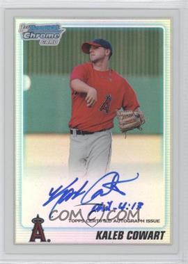 2010 Bowman Draft Picks & Prospects - Chrome Prospects Autographs - Refractor #BDPP89 - Kaleb Cowart /500