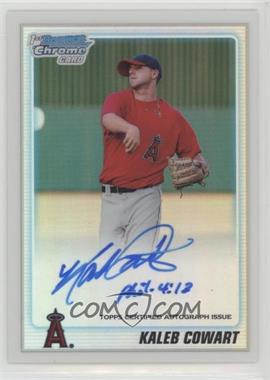 2010 Bowman Draft Picks & Prospects - Chrome Prospects Autographs - Refractor #BDPP89 - Kaleb Cowart /500