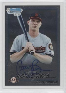 2010 Bowman Draft Picks & Prospects - Chrome Prospects Autographs #BDPP70 - Gary Brown