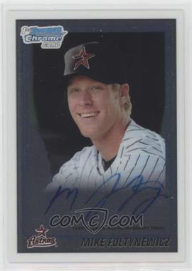 2010 Bowman Draft Picks & Prospects - Chrome Prospects Autographs #BDPP71 - Mike Foltynewicz