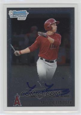 2010 Bowman Draft Picks & Prospects - Chrome Prospects Autographs #BDPP76 - Taylor Lindsey